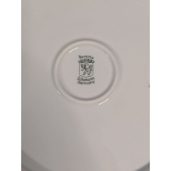 Vintage Bavarian Fruit Design Plate Gold Trim Bavaria Schumann Germany 56 - Picture 4 of 10